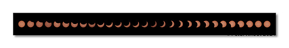 Partial Solar Eclipse Sequence