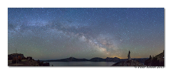 Milky Way Over Crater Lake