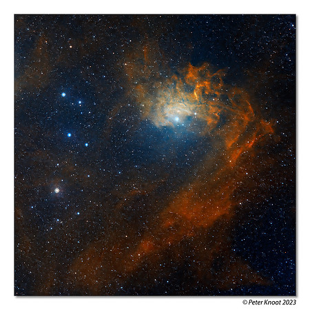 The Flaming Star Nebula