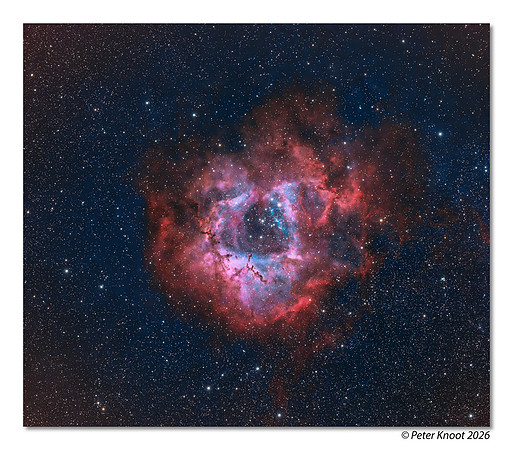 Rosette Nebula RGB