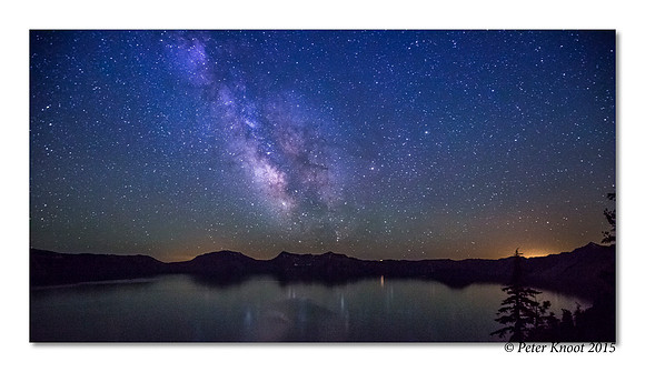 Milky Way Over Crater Lake