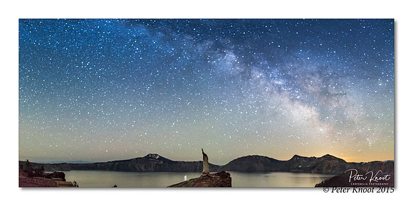 Milky Way Over Crater Lake